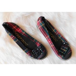 Rocket Dog Plaid & Spiked Flats